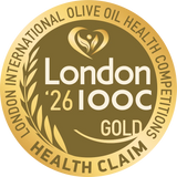 LIOOC 2026 Gold Award health claim certificate Oleastro